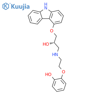 (S)-(-)-O-Desmethyl Carvedilol structure