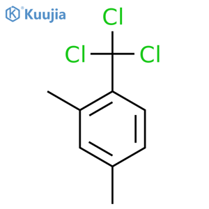 Benzene, 2,4-dimethyl-1-(trichloromethyl)- structure