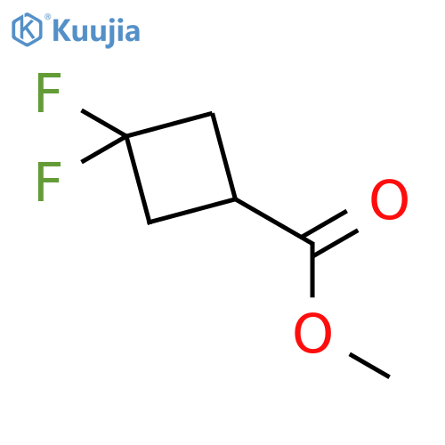 Methyl 3,3-difluorocyclobutanecarboxylate structure