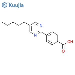 4-(5-Pentylpyrimidin-2-yl)benzoic acid structure