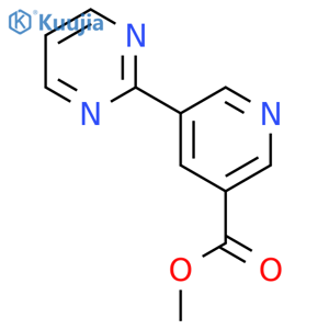 Methyl 5-(pyrimidin-2-yl)nicotinate structure