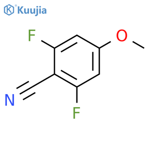 2,6-Difluoro-4-methoxybenzonitrile structure