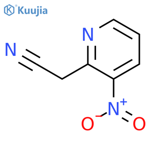 2-(3-Nitropyridin-2-yl)acetonitrile structure