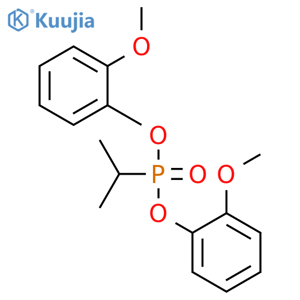 Phosphonic acid,(1-methylethyl)-, bis(2-methoxyphenyl) ester (9CI) structure