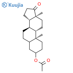 Epiandrosterone acetate structure