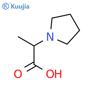 2-(Pyrrolidin-1-yl)propanoic acid structure