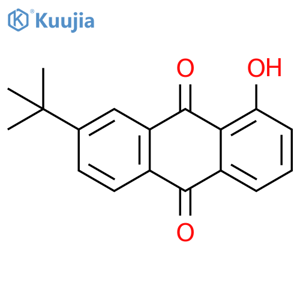 9,10-Anthracenedione, 7-(1,1-dimethylethyl)-1-hydroxy- structure