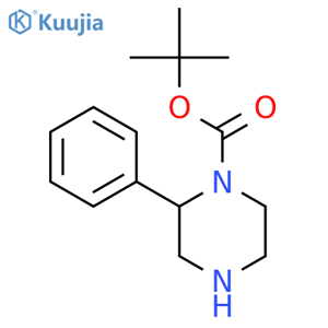 tert-butyl (2S)-2-phenylpiperazine-1-carboxylate structure