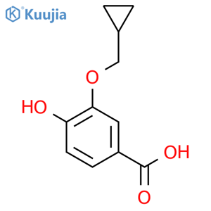 3-(Cyclopropylmethoxy)-4-hydroxybenzoic acid structure