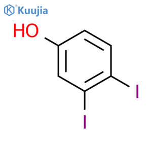 3,4-Diiodophenol structure