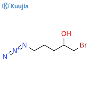 5-Azido-1-bromo-2-pentanol structure