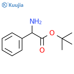 tert-Butyl 2-Amino-2-phenylacetate structure