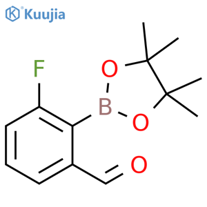 2-Fluoro-6-formylphenylboronic acid pinacol ester structure