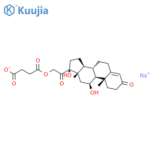 Hydrocortisone Hemisuccinate Sodium Salt structure