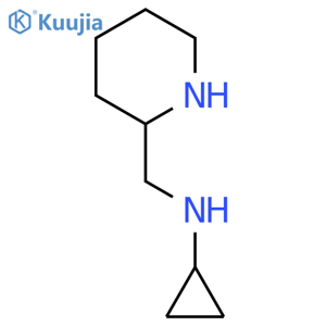 N-[(piperidin-2-yl)methyl]cyclopropanamine structure