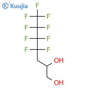 1H,1H,2H,3H,3H-Perfluoroheptane-1,2-diol structure