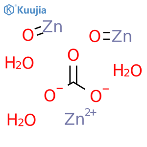 Zinc carbonate hydroxide structure