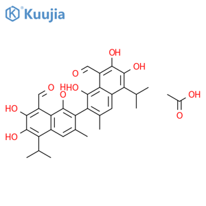 Gossypol-acetic acid structure