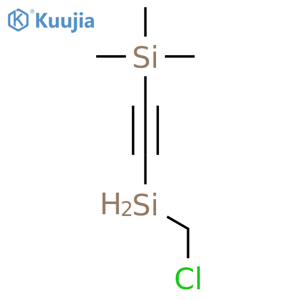 Silane, [(chloromethylsilyl)ethynyl]trimethyl- structure