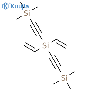 Silane, diethenylbis[(trimethylsilyl)ethynyl]- structure