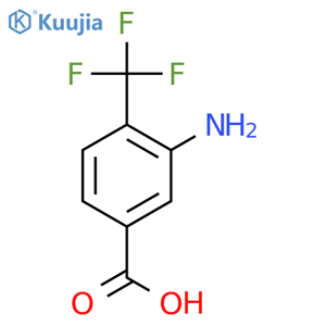 3-Amino-4-(trifluoromethyl)benzoic acid structure