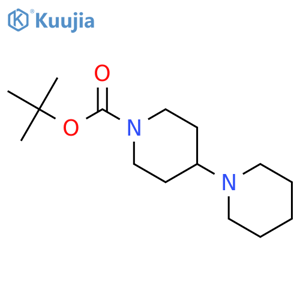 1,4'-Bipiperidine-1'-carbonyl-1'-carboxylic Acid tert-Butyl Ester structure