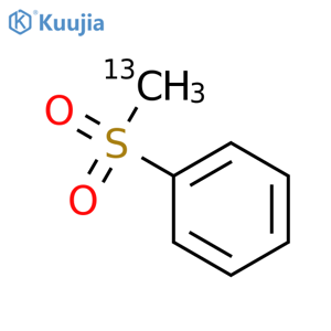 (Methylsulfonyl)benzene-13C2 structure