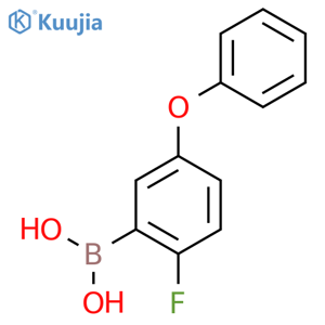 2-Fluoro-5-phenoxyphenylboronic acid structure