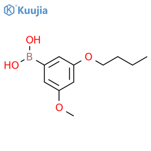 (3-Butoxy-5-methoxyphenyl)boronic acid structure