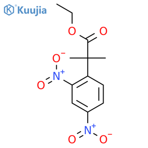 Ethyl 2-(2,4-Dinitrophenyl)-2-methylpropanoate structure