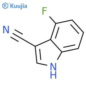 4-Fluoro-1H-indole-3-carbonitrile structure