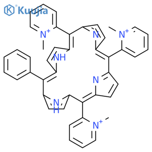 Pyridinium,2,2',2''-(20-phenyl-21H,23H-porphine-5,10,15-triyl)tris[1-methyl- (9CI) structure