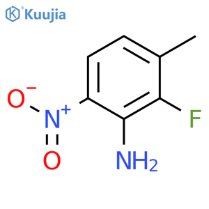 2-Fluoro-3-methyl-6-nitroaniline structure