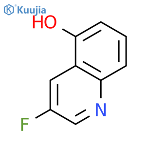 3-Fluoroquinolin-5-OL structure