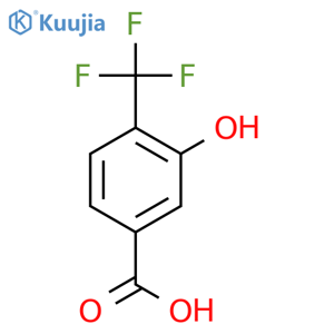 3-Hydroxy-4-(trifluoromethyl)benzoic Acid structure