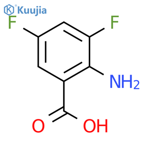 2-Amino-3,5-difluorobenzoic acid structure