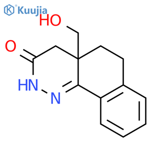 Benzo[h]cinnolin-3(2H)-one,4,4a,5,6-tetrahydro-4a-(hydroxymethyl)- structure