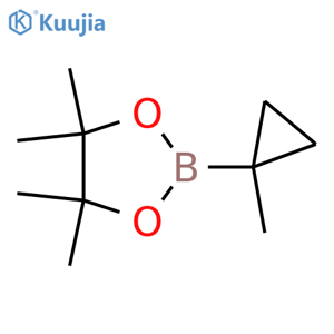 4,4,5,5-Tetramethyl-2-(1-methylcyclopropyl)-1,3,2-dioxaborolane structure