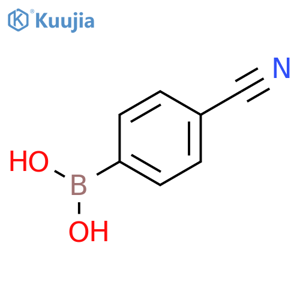 4-Cyanobenzeneboronic acid structure