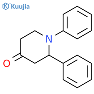 4-Piperidinone,1,2-diphenyl- structure