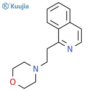 Isoquinoline,1-[2-(4-morpholinyl)ethyl]- structure