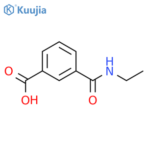 3-(ethylcarbamoyl)benzoic acid structure
