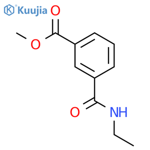 Methyl 3-(Ethylcarbamoyl)benzoate structure