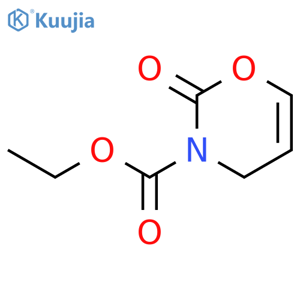 2H-1,3-Oxazine-3(4H)-carboxylicacid, 2-oxo-, ethyl ester structure