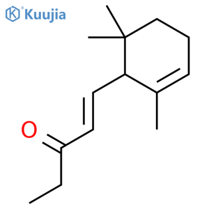 (R,E)-1-(2,6,6-Trimethylcyclohex-2-en-1-yl)pent-1-en-3-one structure