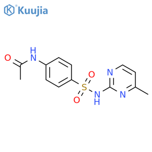 N-{4-[(4-methylpyrimidin-2-yl)sulfamoyl]phenyl}acetamide structure