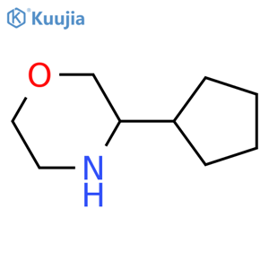 (S)-3-Cyclopentylmorpholine structure