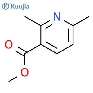 2,6-dimethyl-3-Pyridinecarboxylic acid methyl ester structure