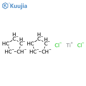 Bis(cyclopentadienyl)titanium dichloride structure