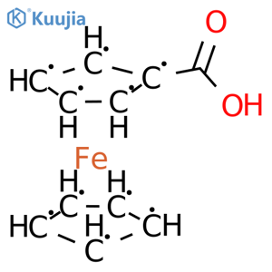 ferrous;cyclopenta-1,3-diene;cyclopenta-2,4-diene-1-carboxylic acid structure